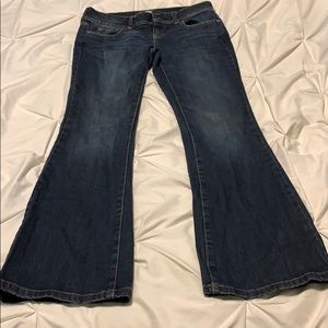 Aeropostale wide leg low waist jeans size 1/2